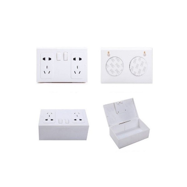 Cach Coffre Fort Mural Secret Electical Outlet Vault Plug Cacher L