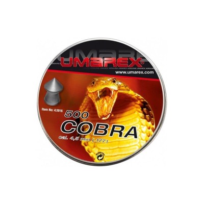 Umarex Plombs pointus Cobra diabolos 4.5mm Pellet (x500)