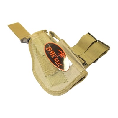 DMoniac Holster de cuisse Droitier Coyote