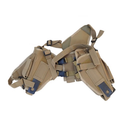 DMoniac Holster horizontal double TAN porte-chargeur