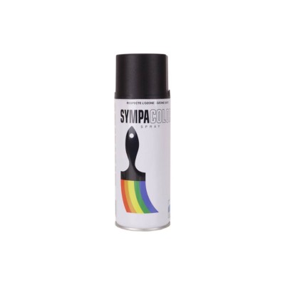 Peinture militaria 400ml noir semi mat