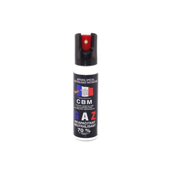 DM Diffusion Aérosol de défense GAZ 25ML CS Capot 1/4 de tour