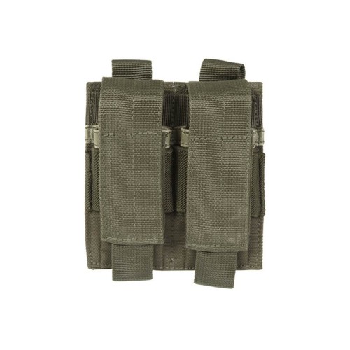 Porte chargeurs Double pour pistolet Olive (fixation Molle)