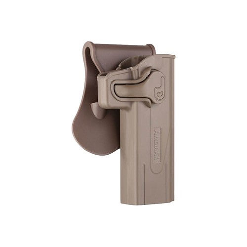 Amomax Holster polymère rotatif Hi-Capa FDE rétention active