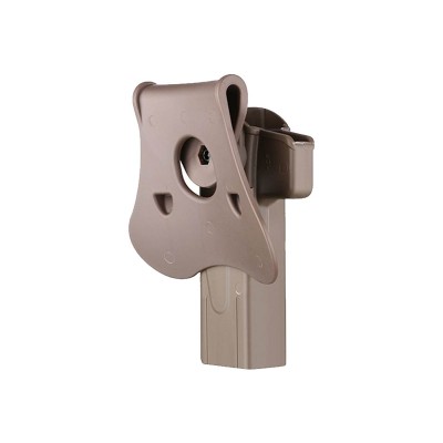 Amomax Holster polymère rotatif Hi-Capa FDE rétention active