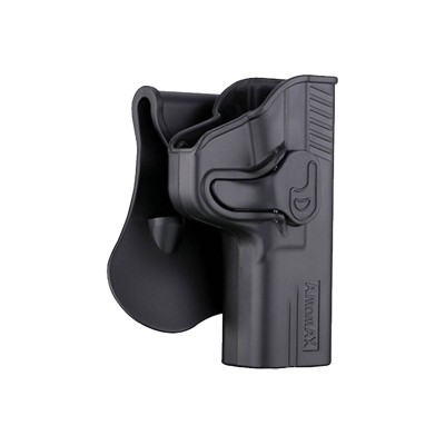 Amomax Holster polymère rotatif M&P9 Noir rétention active