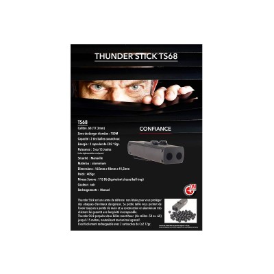 Thunder Stick TS68 Noir Cal. 68 CO2