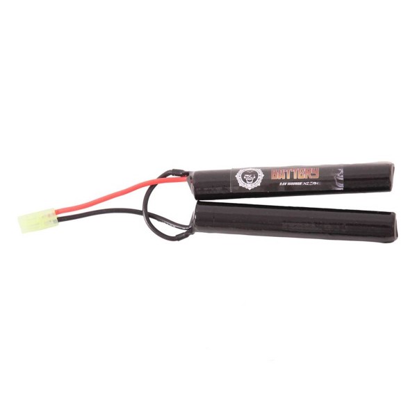 Duel Code Batterie NiMH 9.6V 1600 mAh 8 éléments 2 parties CQB