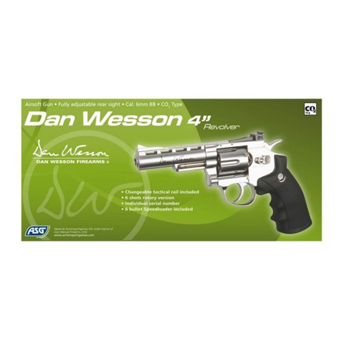 Dan Wesson 4" Chrome CO2 1.8J