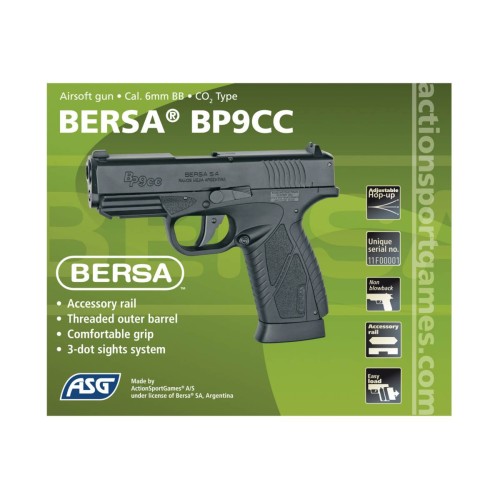 Bersa BP9CC CO2 Fixe 1.6J