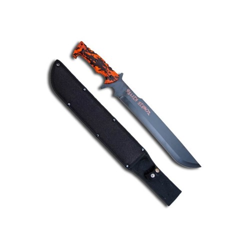 Machette Zombie Killer manche orange 55cm