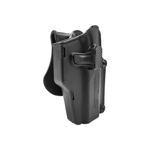 Amomax Holster polymère rotatif Multifit Noir rétention active