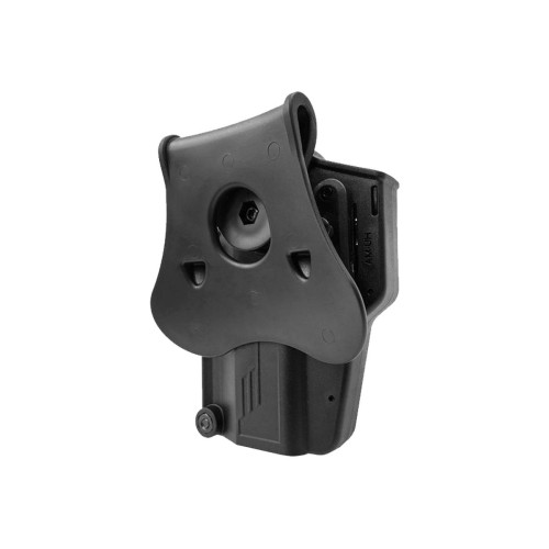 Amomax Holster polymère rotatif Multifit Noir rétention active