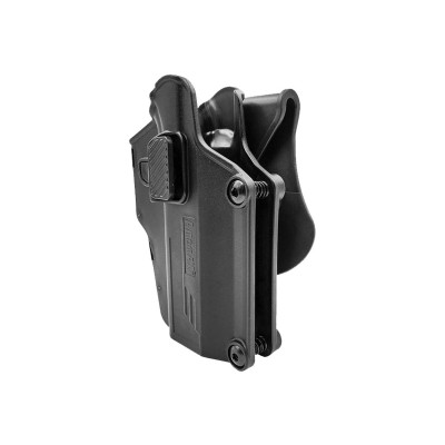 Amomax Holster polymère rotatif Multifit Noir rétention active