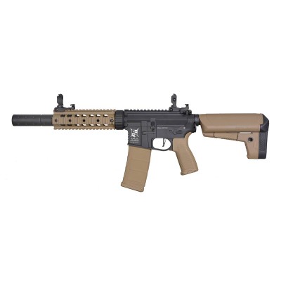 Delta Armory M4 SilentOps 7 Noir / Tan Charlie AEG 1J Pack complet