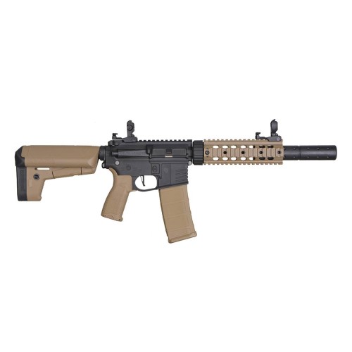 Delta Armory M4 SilentOps 7 Noir / Tan Charlie AEG 1J Pack complet