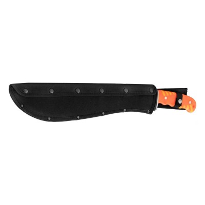 Machette 53cm manche orange + étui cordura