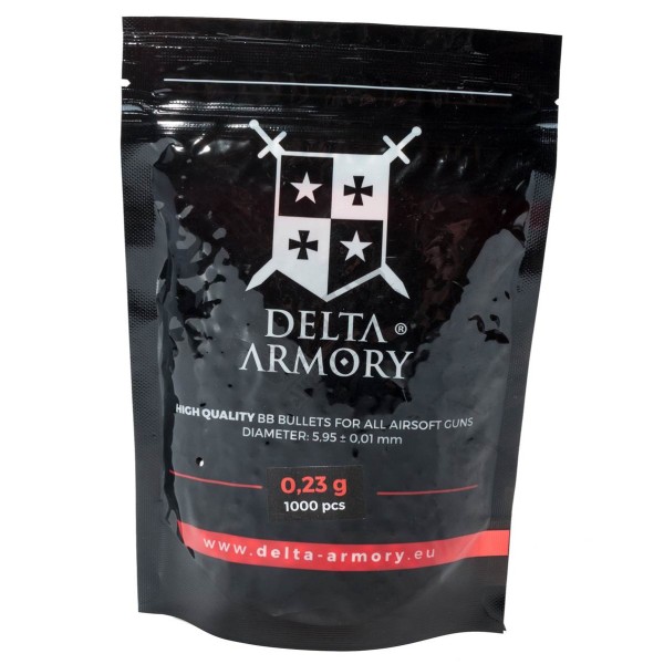 Delta Armory Billes 0.23g en sachet 1000bbs