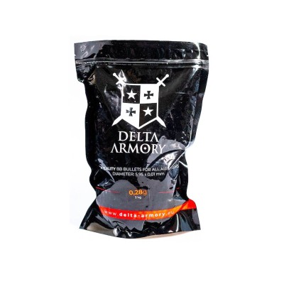 Delta Armory Billes 0.28g (x3571) en sachet (1kg)