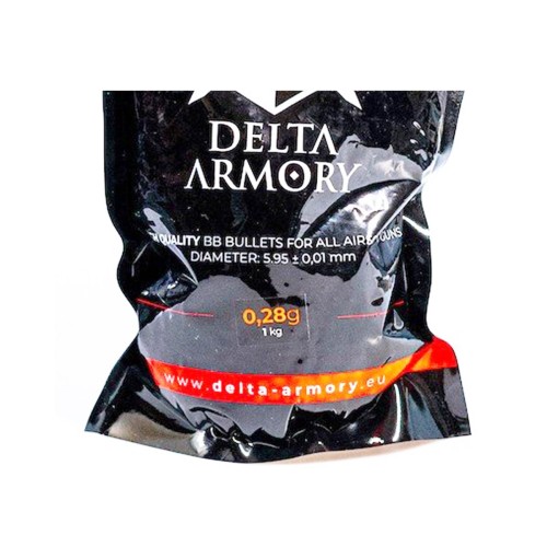 Delta Armory Billes 0.28g (x3571) en sachet (1kg)