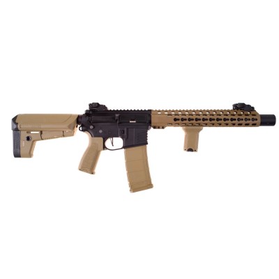 Delta Armory M4 SilentOps DMR FullMetal Noir/Tan Alpha AEG1J Pack Com