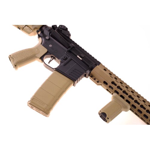 Delta Armory M4 SilentOps DMR FullMetal Noir/Tan Alpha AEG1J Pack Com