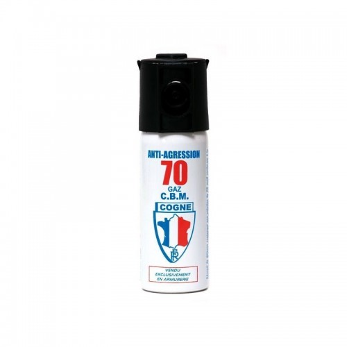 AEROSOL ANTI-AGRESSION PUISSANCE 70 50 ML GAZ CS