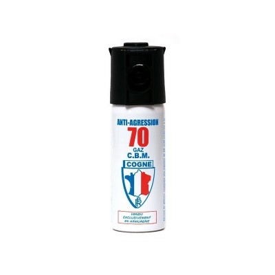 AEROSOL ANTI-AGRESSION PUISSANCE 70 50 ML GAZ CS