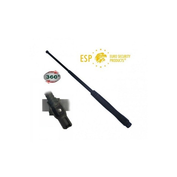 ESP Professional telescopic truncheon with two elements in black